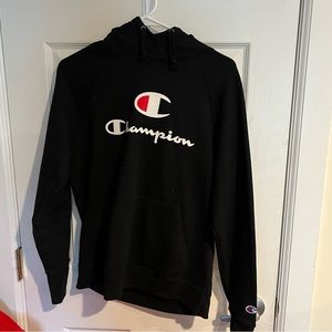 Black Champion Men’s hoodie size medium